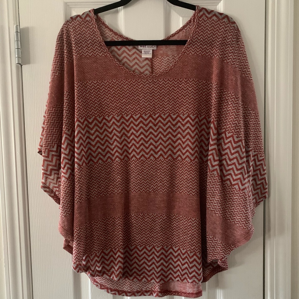 Wet Seal Butterfly Top